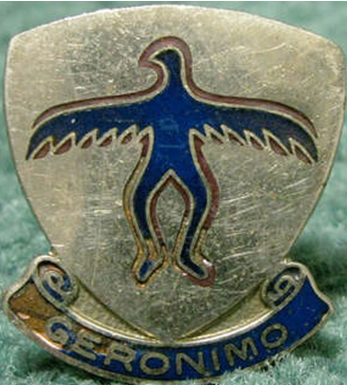 Знак 501-го парашютно-пехотного батальона.