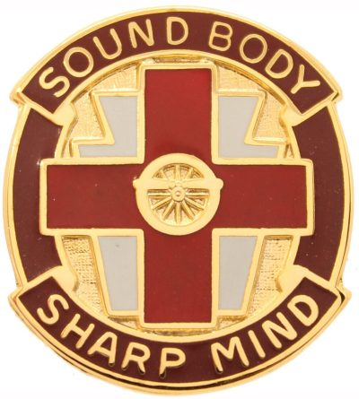 Знак 338-го медицинского батальона.