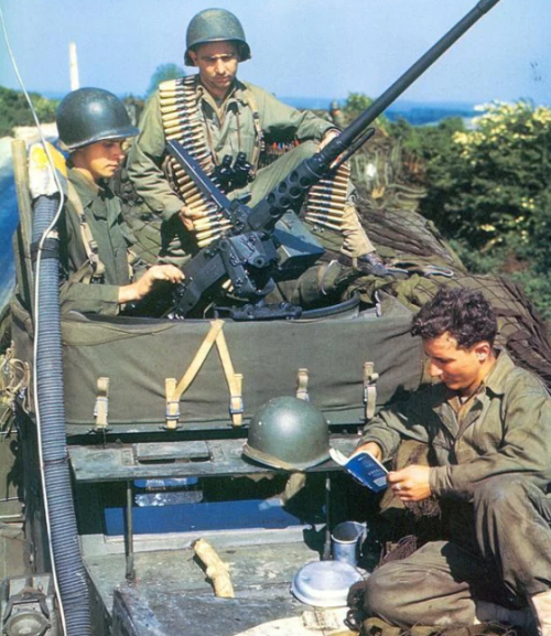 Американские солдаты в Италии. 1943 г.