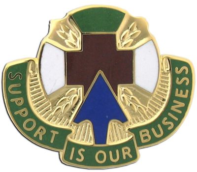 Знак 388-го медицинского батальона.