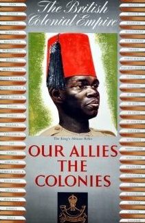 Образец колониального плаката.