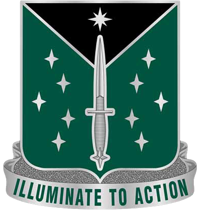 Знак 389-го батальона военной разведки.