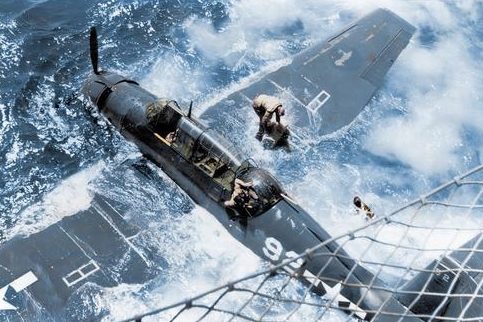 Спасение экипажа торпедоносца TBF Avenger. 1943 г.