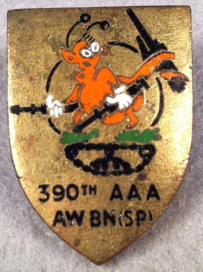 Знак 390-го авиационного батальона.