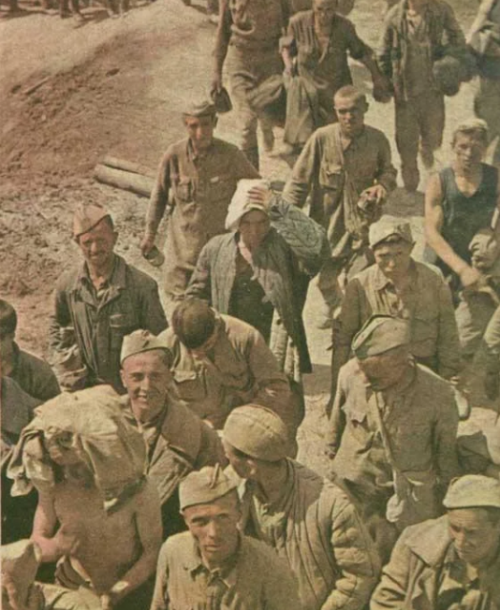 Советские военнопленные. 1941 г.