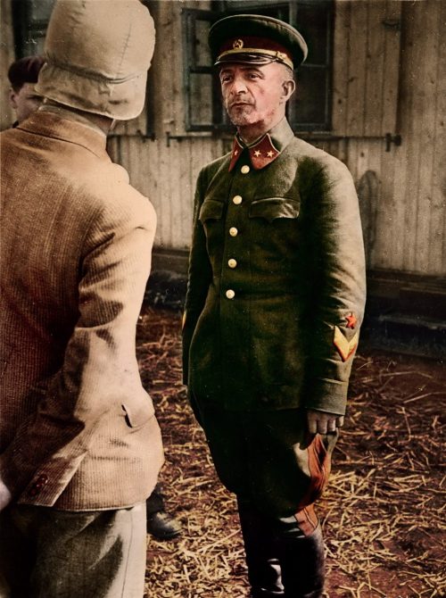 Генерал-майор Борис Рихтер в немецком плену. 1941 г.