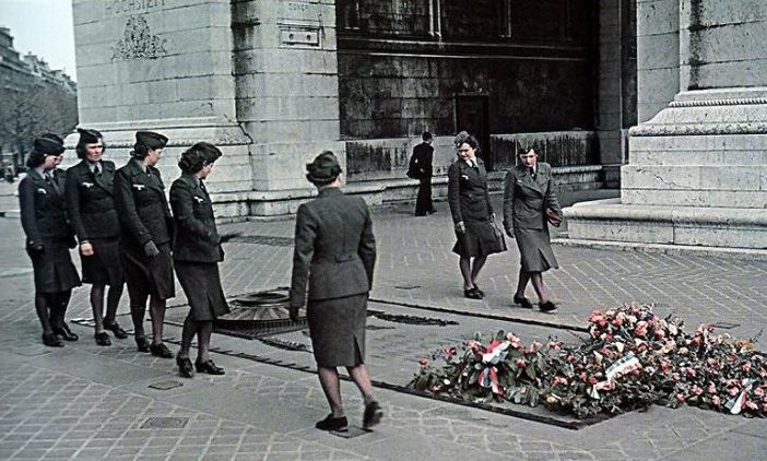 Немецкие женщины – военнослужащие вспомогательных подразделений. 1940 г.