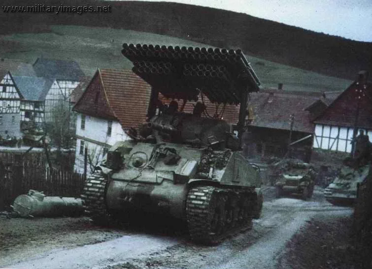 Реактивная пусковая установка Т-34. 1944 г.