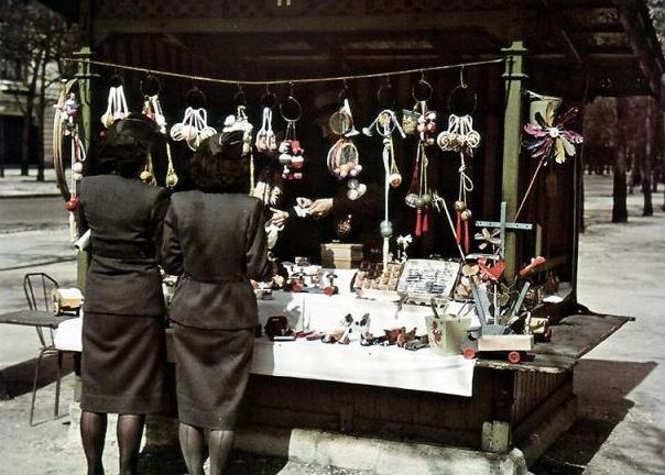 Немецкие женщины – военнослужащие вспомогательных подразделений. 1940 г.