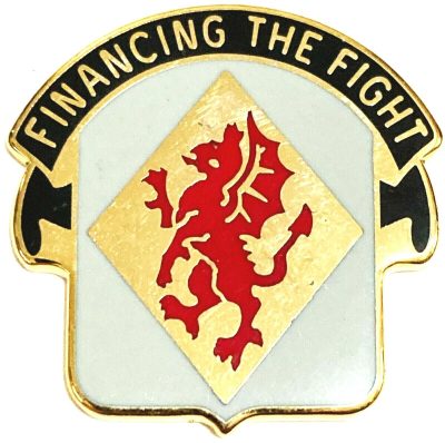 Знак 347-го финансового батальона.