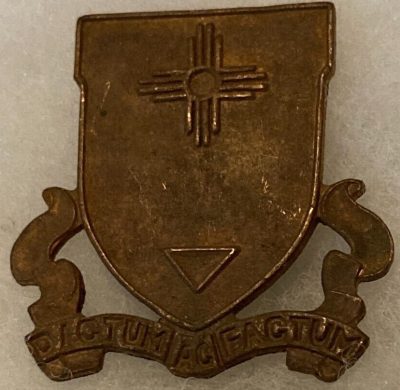 Знак 348-го полка полевой артиллерии.