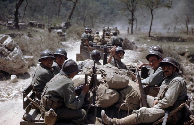 Французские войска в Италии. Июль 1944 г.