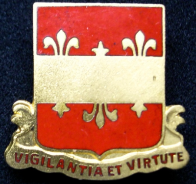 Знак 348-го дивизиона полевой артиллерии.