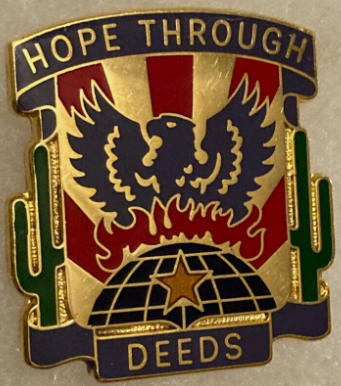 Знак 492-го батальона по гражданским делам армии.