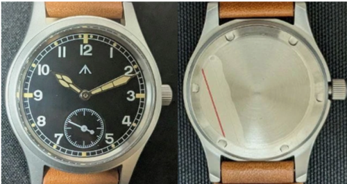 Наручные часы MILITADO с клеймом Broad Arrow.