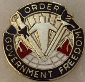 Знак 353-го командования по гражданским вопросам армии.