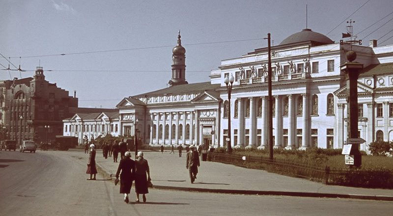Площадь Тевелева. Харьков 1942 г. 
