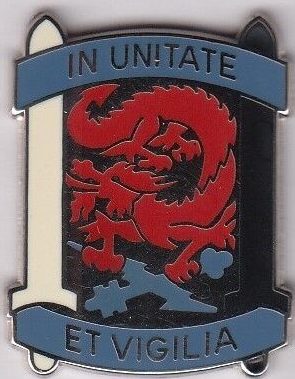 Знак 501-го батальона военной разведки.