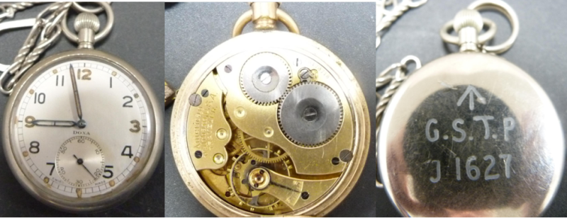 Карманные часы Doxa с клеймом GSTP.