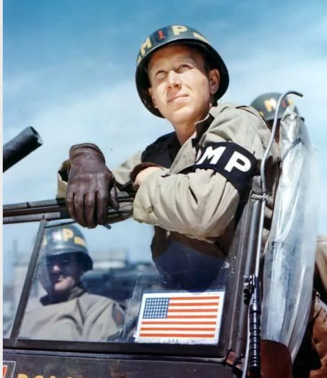 Рядовой военной полиции армии США. Дорсет 1944 г.