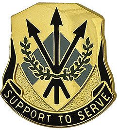 Знак 356-го квартирмейстерского батальона.