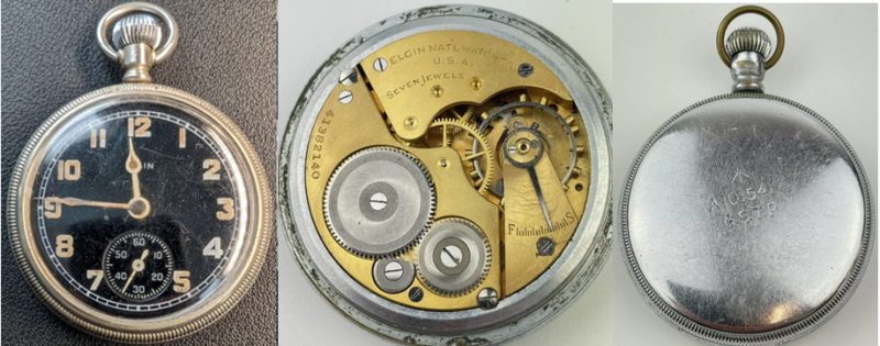 Карманные часы Elgin с клеймом GSTP.