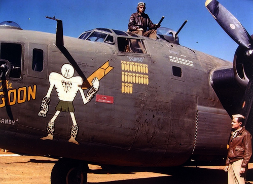 Бомбардировщик B-24D-20-CO «Жулик». 1944 г.