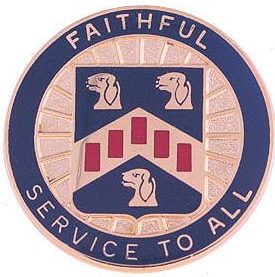 Знак 408-го батальона кадровой службы.