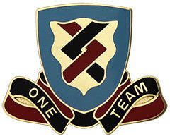 Знаки 410-го батальона поддержки армии.