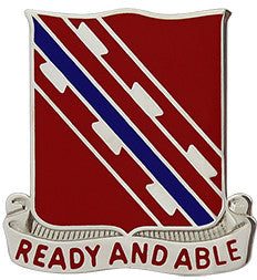 Знак 411-го инженерного батальона.