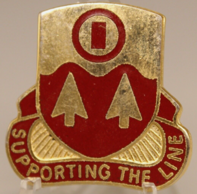 Знак 506-го батальона поддержки армии.