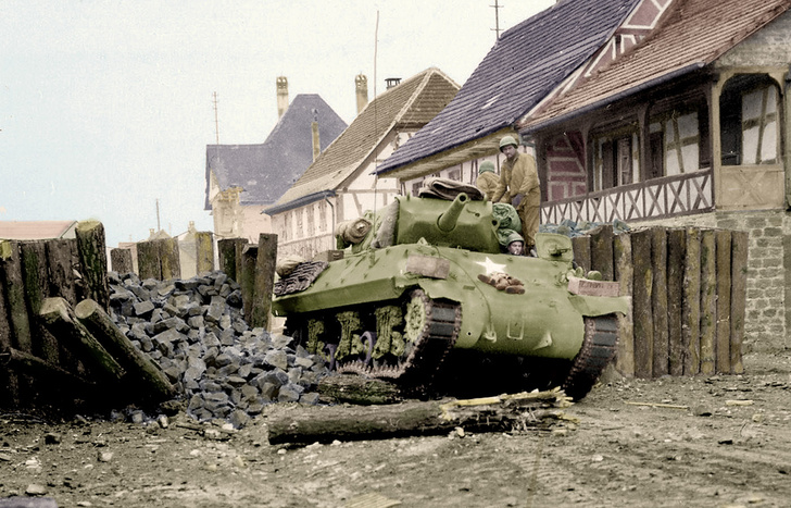Истребитель танков M10 Wolverine. 1945 г.