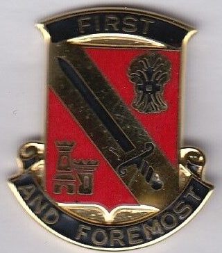 Знак 414-го батальона поддержки армии.