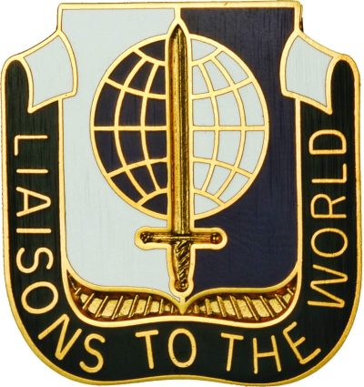 Знак 414-го батальона по гражданским делам.