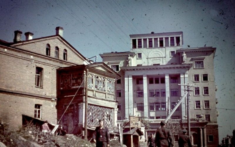 Улицы Смоленска в оккупации. 1943 г.