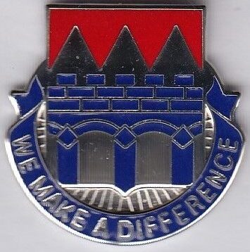 Знак 417-й батальон поддержки армии.