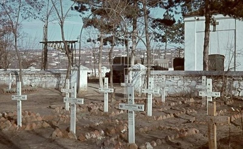 Немецкое кладбище в Бердичеве. 1944 г.