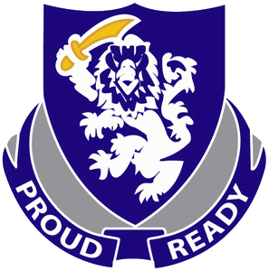 Знак 418-го батальона по гражданским делам.