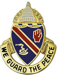 Знак 372-го батальона военной полиции. 