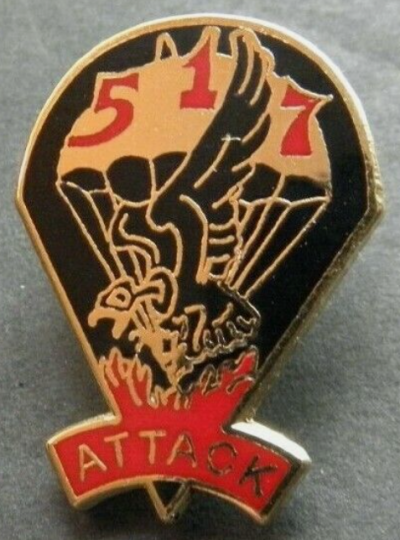 Знак 517-го парашютно-пехотного полка.