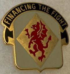 Знак 374-го финансового батальона.