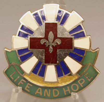 Знак 376-го госпиталя.