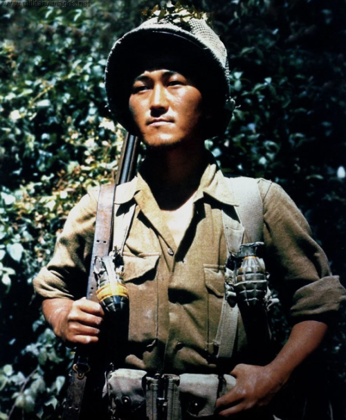 Японские солдаты. 1944 г.