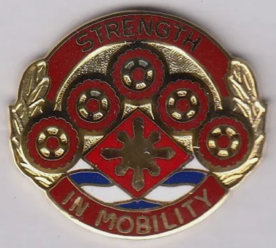 Знак 425-го транспортного батальона.