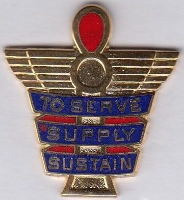 Знак 378-го батальона поддержки армии.