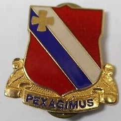 Знак 434-го батальона поддержки армии.