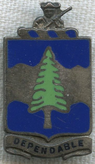Знак 383-го пехотного полка. 