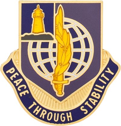 Знак 437-го батальона по гражданским делам.