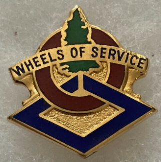 Знак 455-го транспортного батальона. 