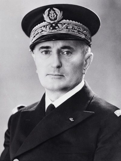 Главнокомандующий ВМФ Франции адмирал Жан Луи Дарлан.